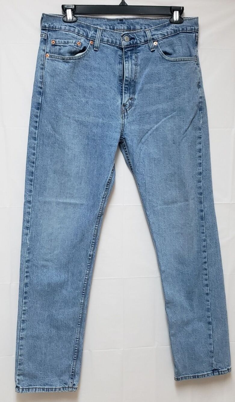 Levi Strauss & Co Men's  505 Light Denim Blue Jeans W36 L34 Preowned Excellent